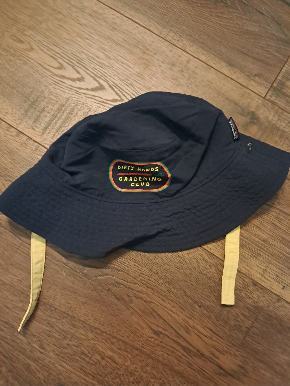 Patagonia Kids Navy 'Dirty Hands Gardening Club' Bucket Hat